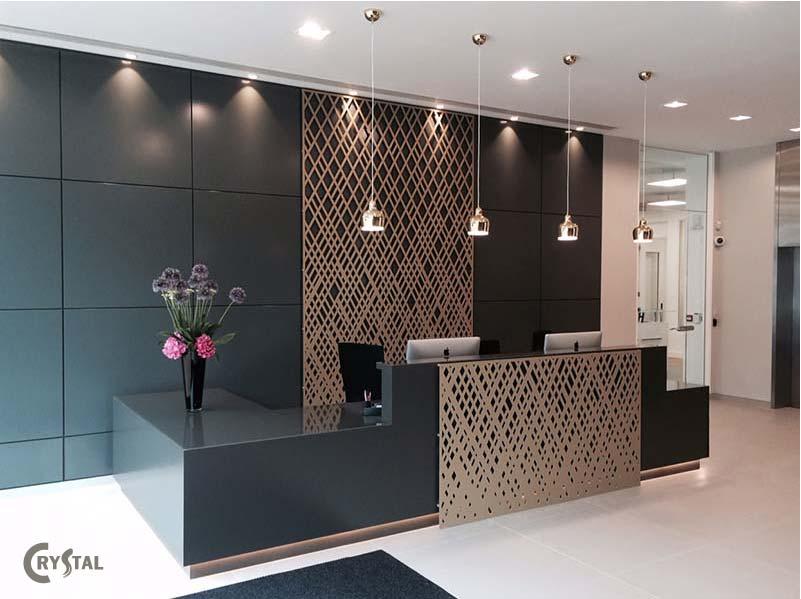 Design Tips For Your Reception Area, Front Desk Small Office Reception Area Design Ideas