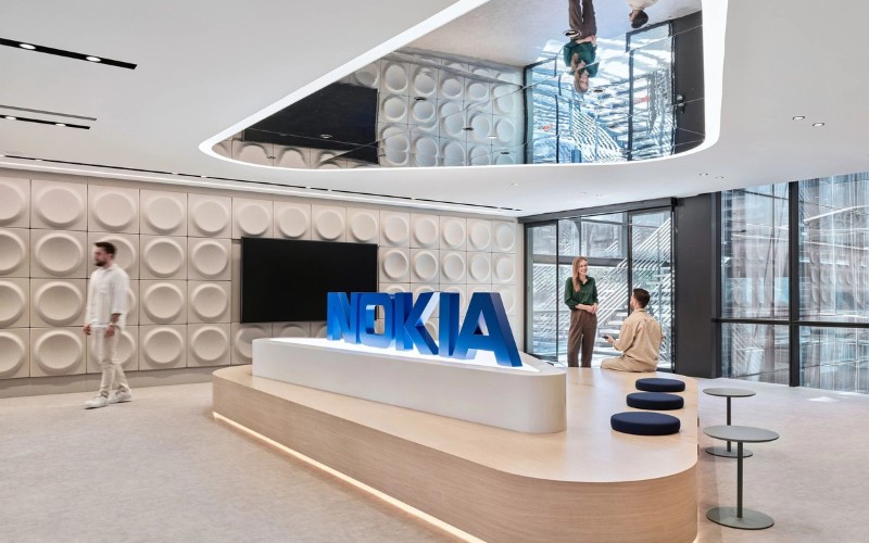 Thiết Kế Tiền Sảnh Văn Phòng Nokia