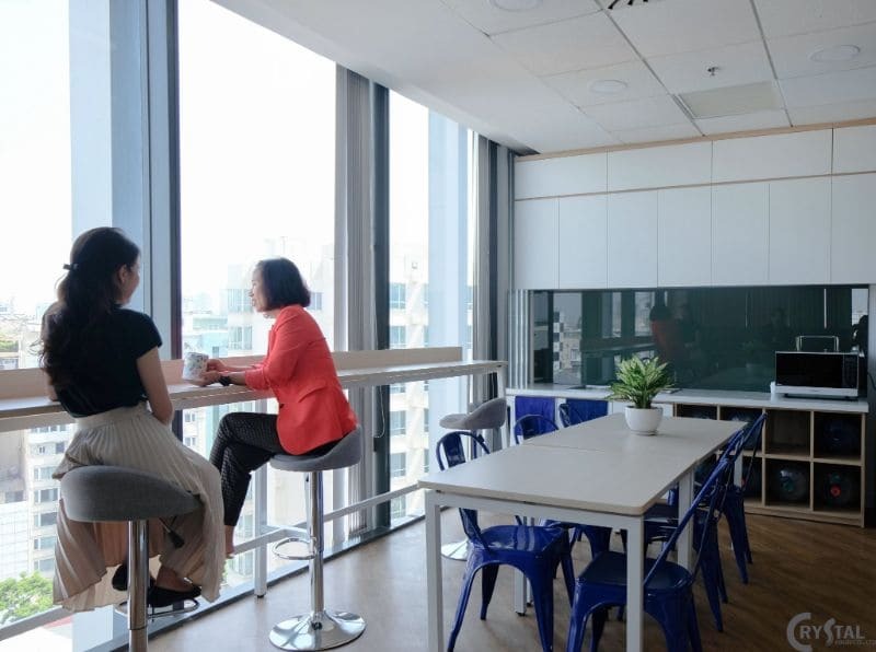 mặt tiền văn phòng - Crystal Design TPL