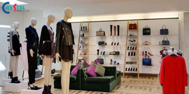 phong cách nội thất thiết kế showroom - Crystal Design TPL