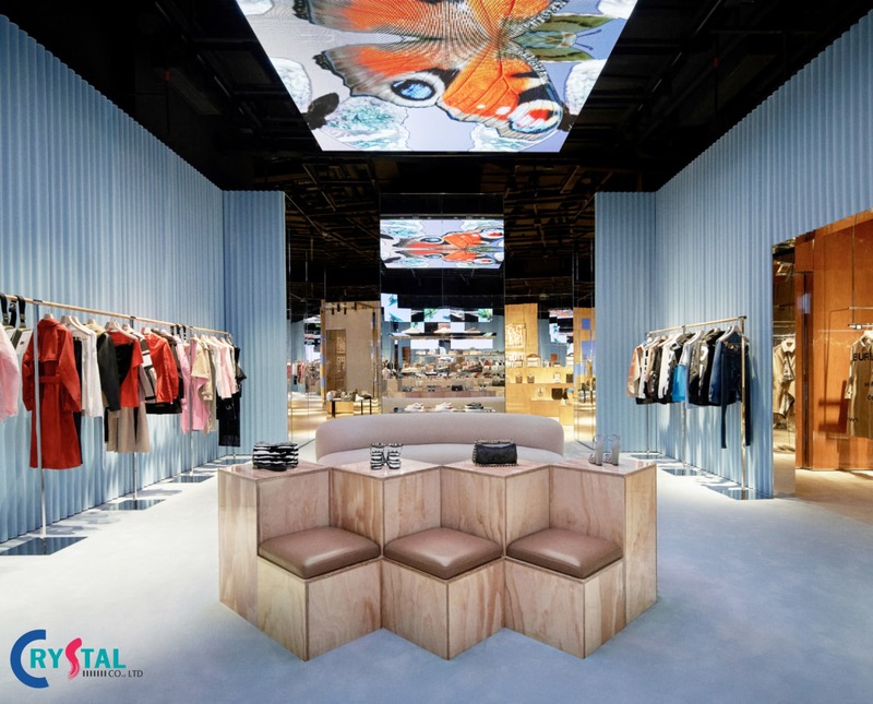 thiết kế nội thất chuỗi showroom tphcm