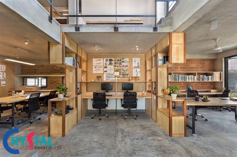 thiết kế nội thất văn phòng hcm - Crystal Design TPL