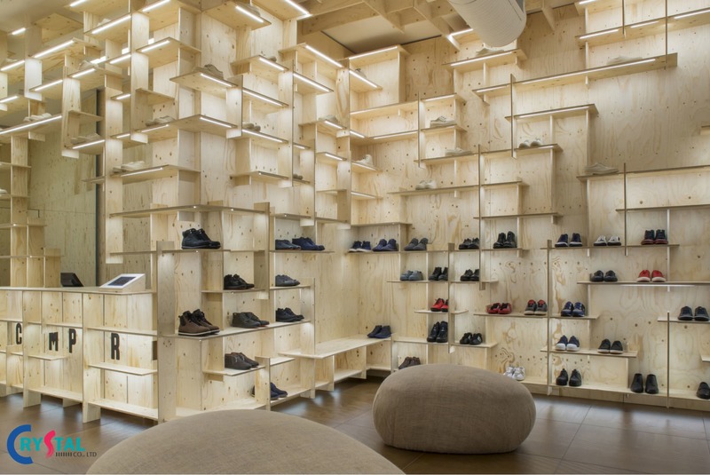 công ty thiết kế nội thất chuỗi showroom