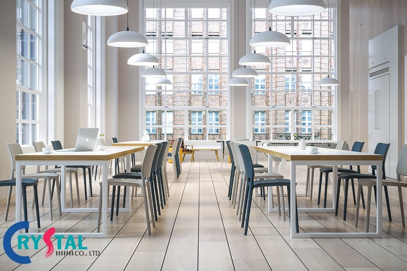 thiết kế và thi công nội thất văn phòng hcm - Crystal Design TPL