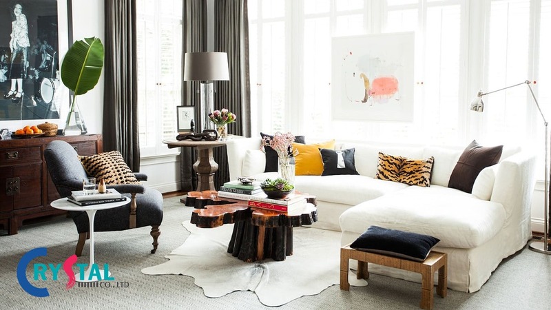 nội thất phong cách chiết trung trong thiết kế - Crystal Design TPL