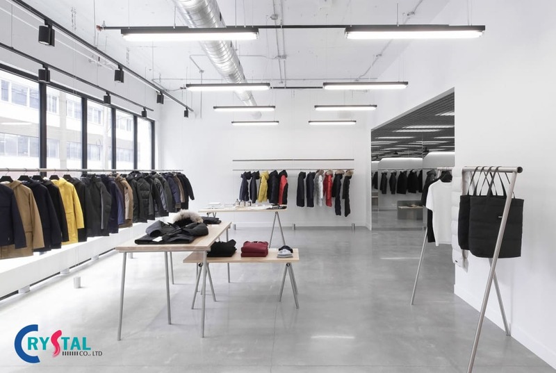 thiết kế nội thất chuỗi showroom tphcm