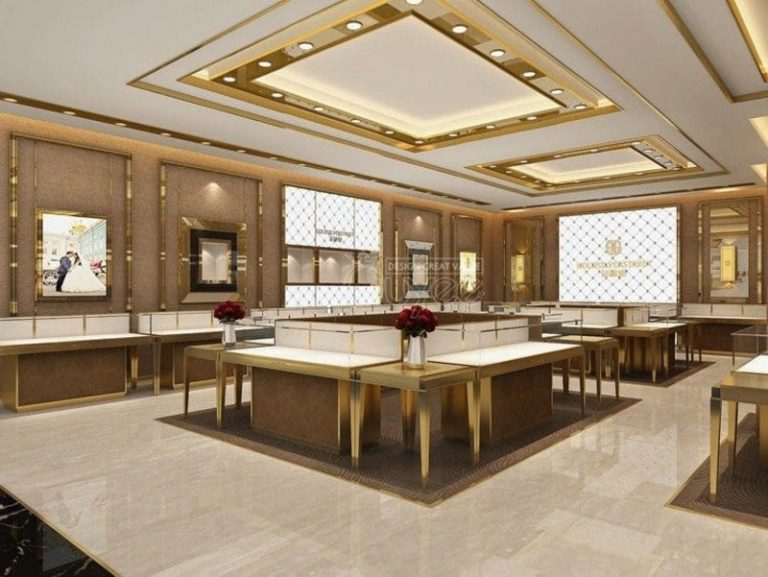 20+ mẫu thiết kế cửa hàng trang sức cao cấp nhất 2026