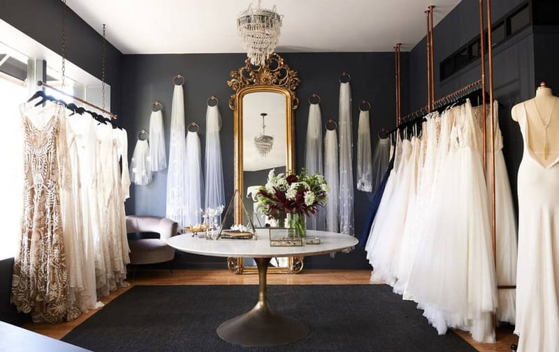 thiết kế showroom áo cưới đẹp