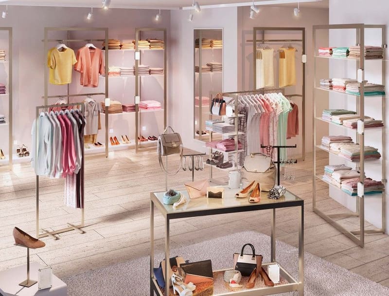 cách trang trí shop quần áo nhỏ