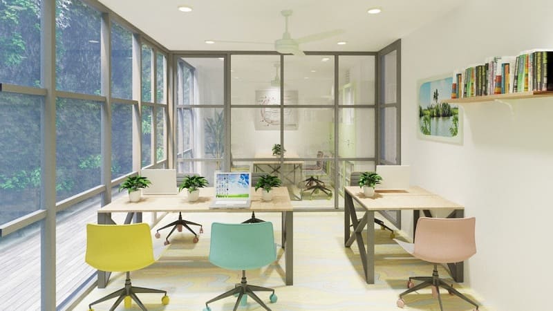 thiết kế và thi công nội thất văn phòng hcm - Crystal Design TPL