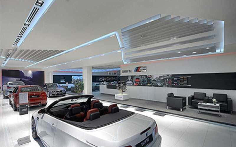 tiêu chuẩn thiết kế showroom ô tô - Crystal Design TPL
