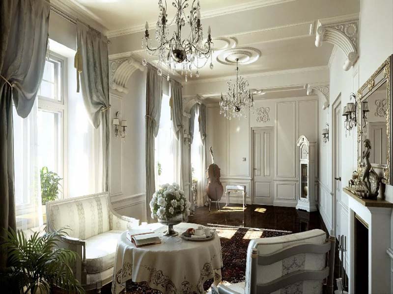 thiết kế nội thất theo phong cách cổ điển - Crystal Design TPL