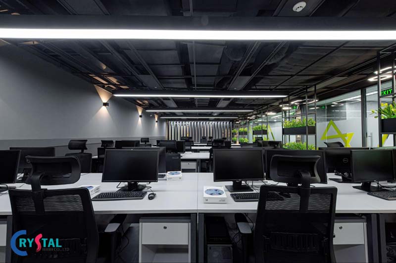 không gian xanh của văn phòng - Crystal Design TPL
