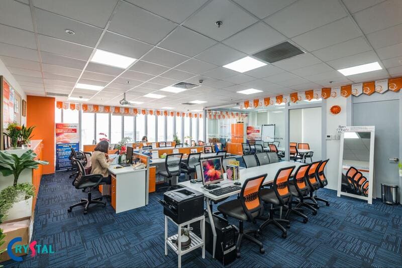 thiết kế nơi làm việc công sở đẹp