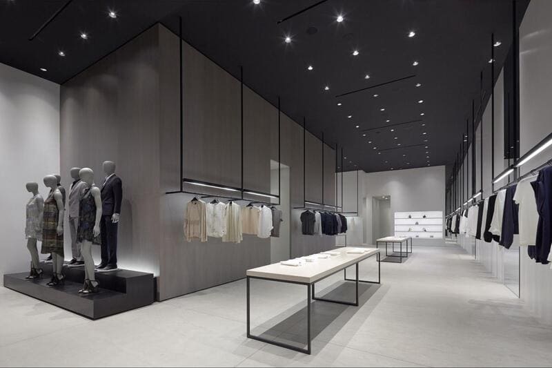thiết kế cửa hàng quần áo đẹp - Crystal Design TPL