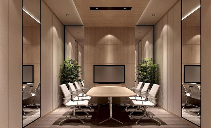 nội thất phòng họp hiện đại - Crystal Design TPL