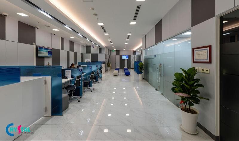 thiết kế phòng làm việc công sở mới