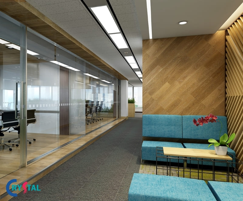 Thiết kế không gian Co-working dạng phòng riêng để đảm bảo sự riêng tư cho khách hàng