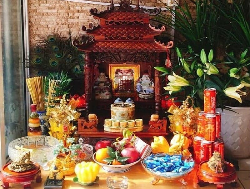 Nên đặt bàn thờ thần tài ở vị trí thông thoáng