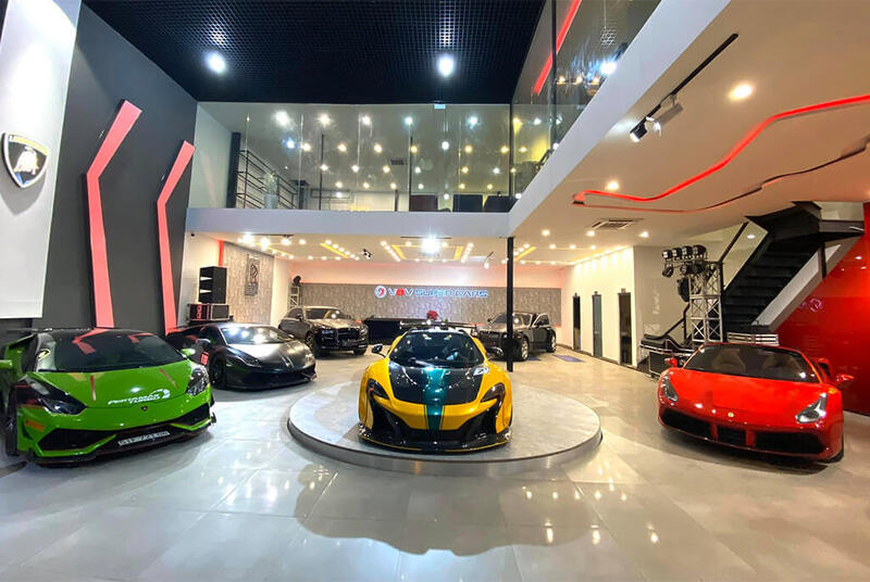 phòng trưng bày showroom ô tô đẹp