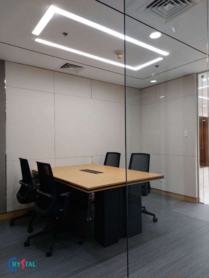 Không gian làm việc với khách hàng được thiết kế riêng biệt đảm bảo sự riêng tư