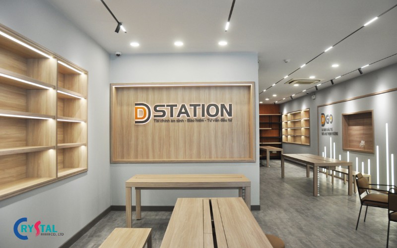 Không gian làm việc của VNDIRECT, thương hiệu D-Station với thiết kế mở