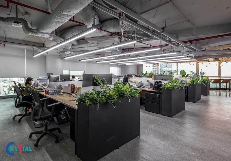 mẫu văn phòng thiết kế nội thất đẹp