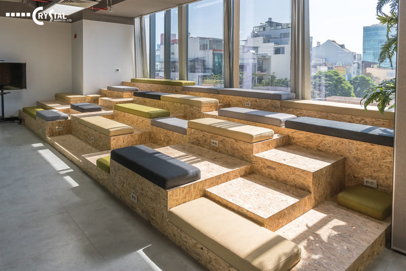 Thiết kế văn phòng 40m2 thành phòng thư giãn cho nhân viên