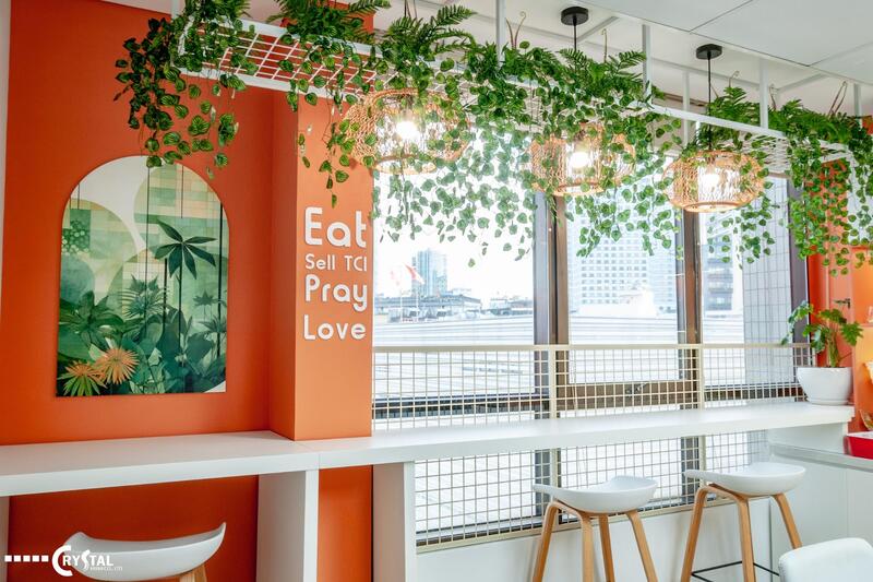 Mẫu thiết kế văn phòng thông minh ATRADIUS OFFICE lấy không gian thư giãn làm điểm nhấn chủ đạo