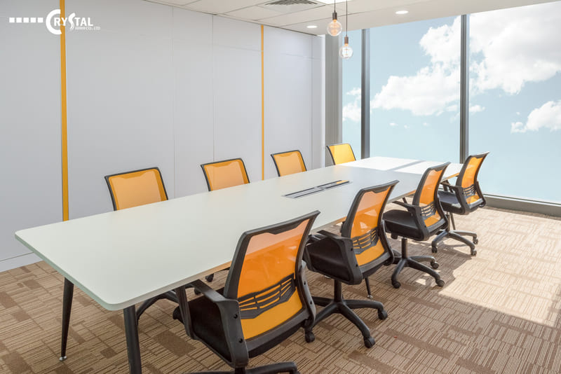Thiết kế văn phòng 40m2 có phòng họp theo phong cách mở