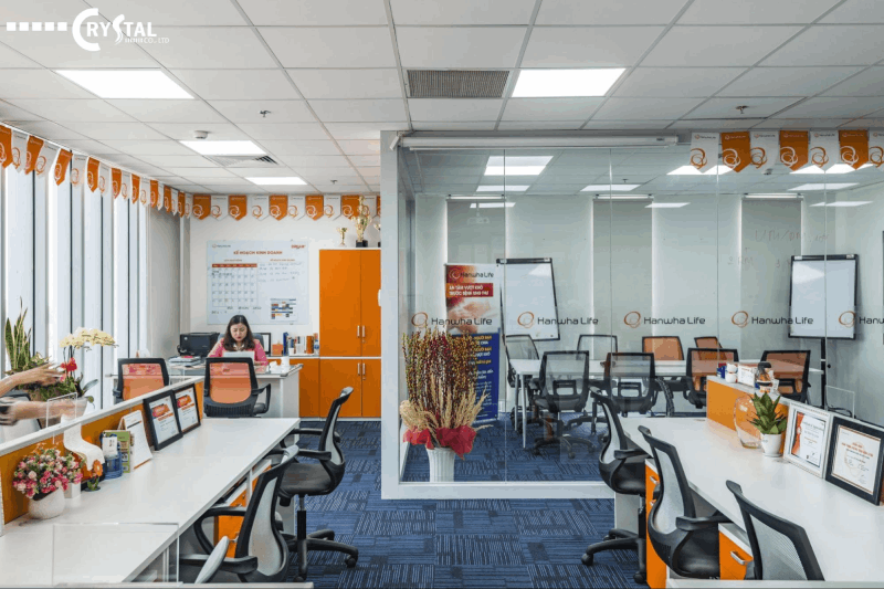 Không gian làm việc được thiết kế hướng đến sự thoải mái