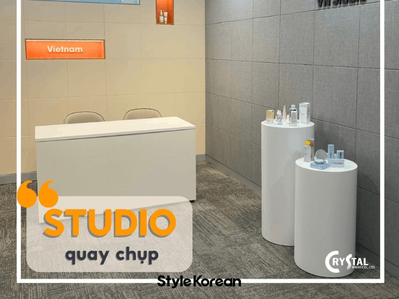 Thiết kế studio mang đến cảm giác gọn gàng, tập trung