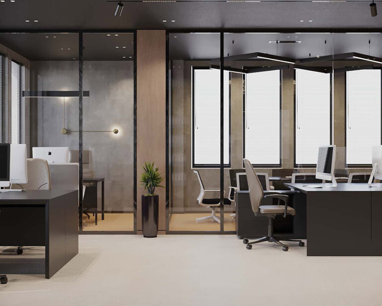 Văn phòng công chứng với thiết kế hiện đại, tối ưu ánh sáng tự nhiên