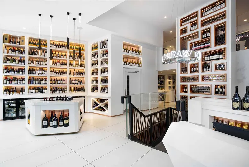 Showroom rượu tối giản hiện đại - Nguồn ảnh: renedekker