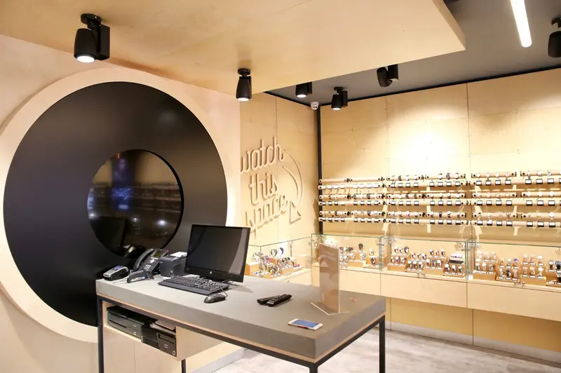 Luồng di chuyển trong shop đồng hồ cần được thiết kế hợp lý. - Nguồn ảnh: Greater Group