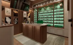 Mẫu thiết kế shop đồng hồ cổ điển