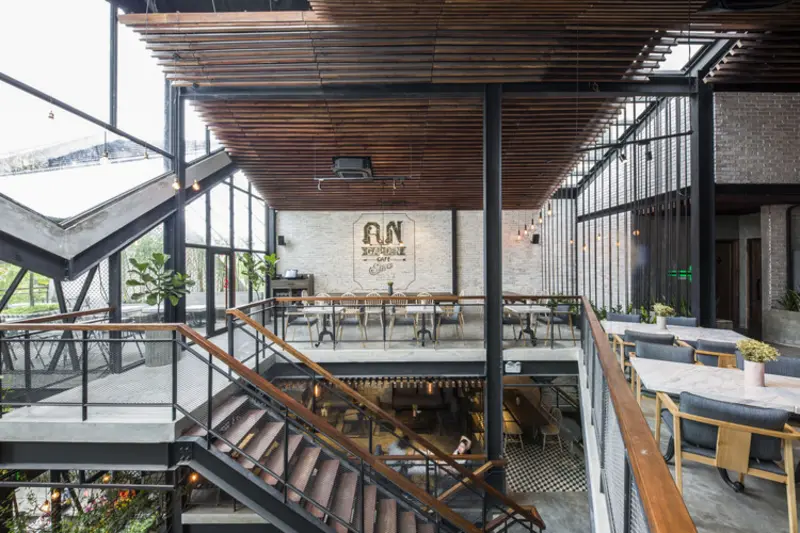 Garden Café là ý tưởng thiết kế canteen văn phòng được ưa chuộng hiện nay. - Nguồn ảnh: archdaily.com