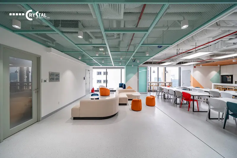 Có thể tích hợp công nghệ khi thiết kế canteen văn phòng.