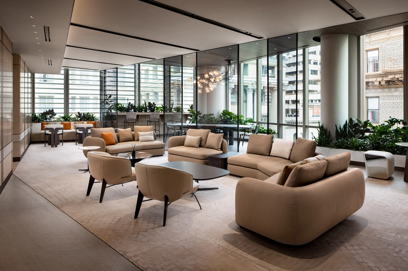 Khu vực tiếp khách VIP phong cách Luxury (Nguồn: Internet)