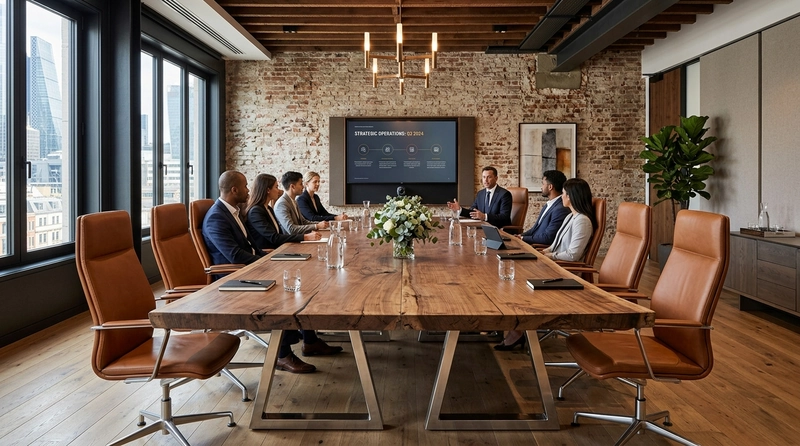 industrial interior design style mixing raw metal and warm wood