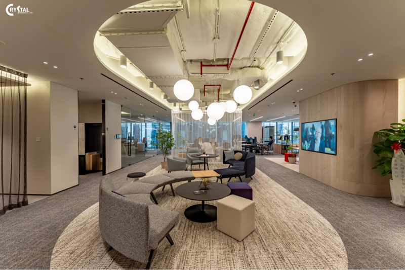 Showroom delivery by an experienced interior construction firm