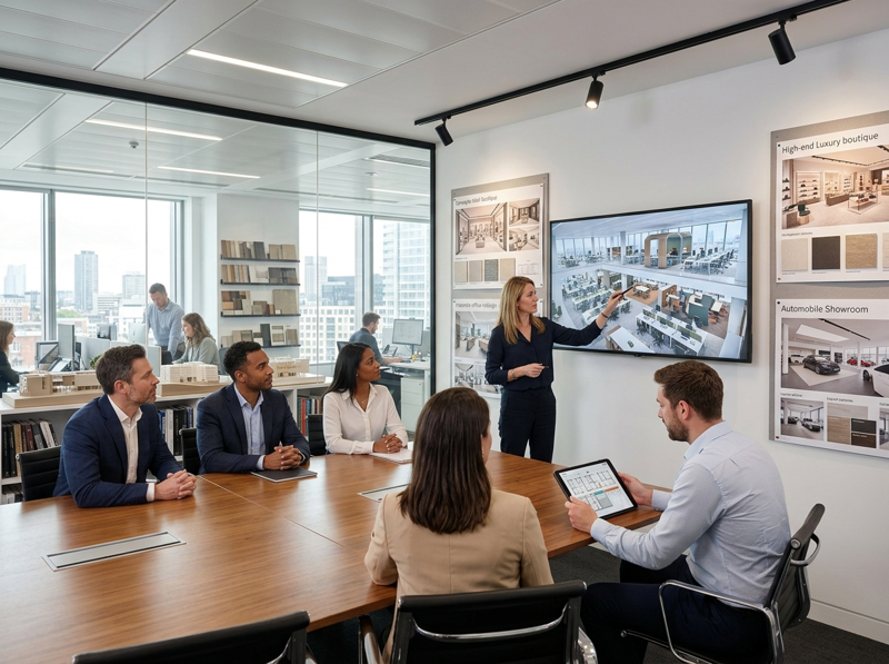 How to evaluate a strong interior construction firm portfolio