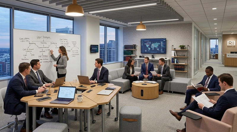 law office interior design ideas with clean lines and materials