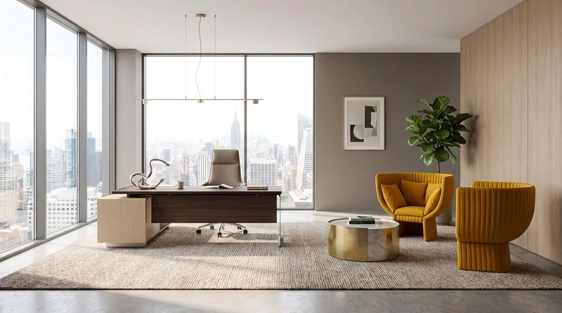 modern contemporary office interior design for executive suite