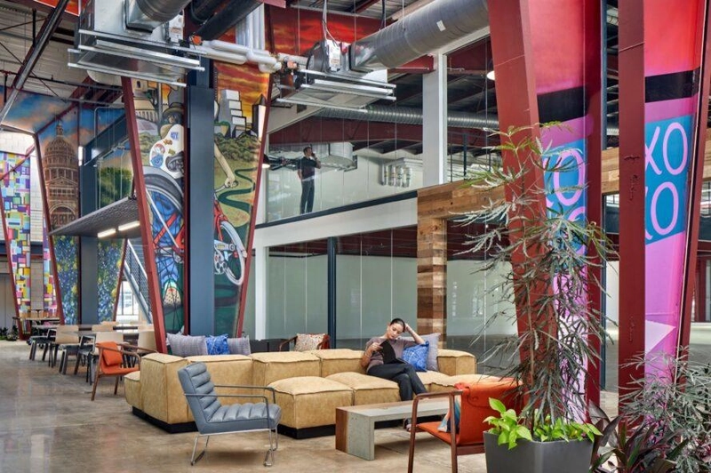 modern office interior design for livable industrial workplace