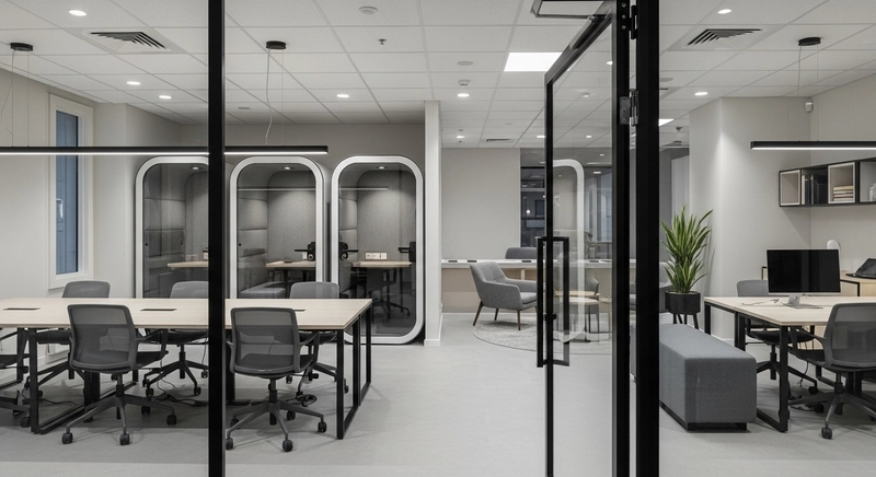 Mẫu văn phòng co-working mini (Nguồn: Internet)