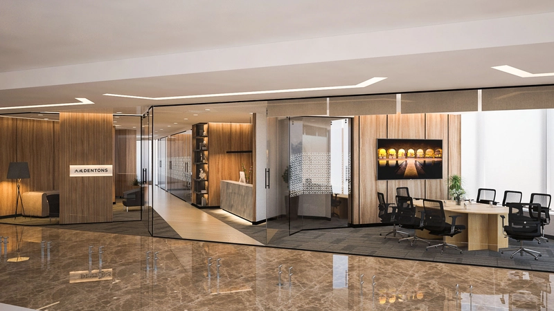 Thiết kế toát lên vẻ vừa thân thiện lại vững chãi. Ánh sáng ấm được bố trí tinh tế giúp khách hàng cảm thấy thoải mái và an tâm ngay khi vừa bước chân vào