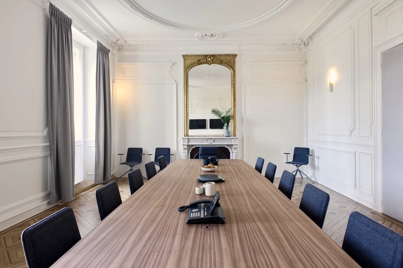 Một mẫu phòng họp trong văn phòng công chứng theo phong cách tân cổ điển (Nguồn: Internet)