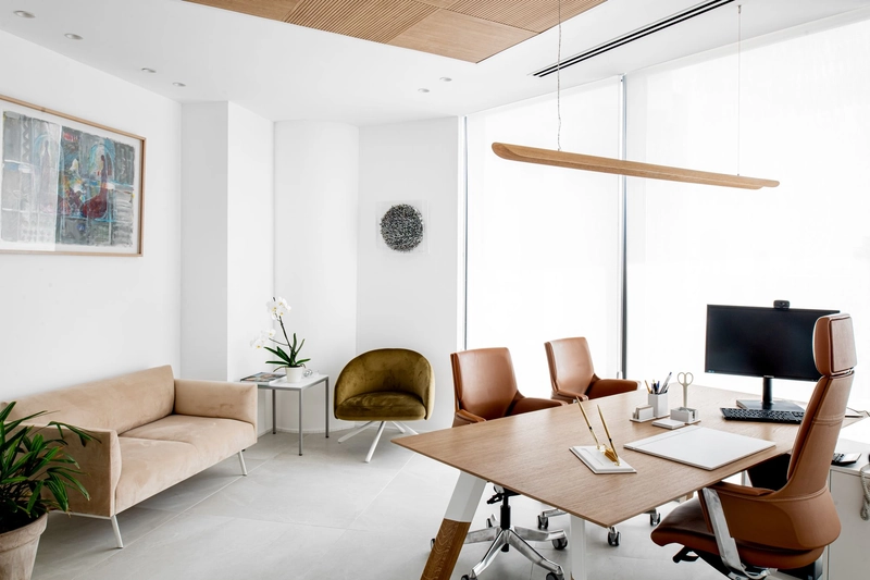 Phòng lãnh đạo theo phong cách tối giản (Nguồn: Internet)