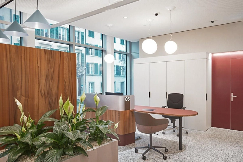 Một góc làm việc của trưởng văn phòng trong văn phòng nhỏ (Nguồn: Internet)